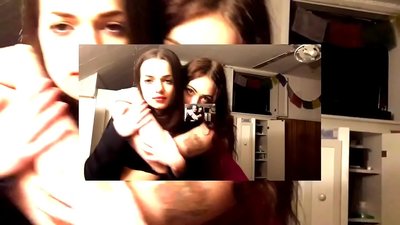 две сексуальные брюнетки эмоциональные трусики остаются ублюдками причудливой сучкой